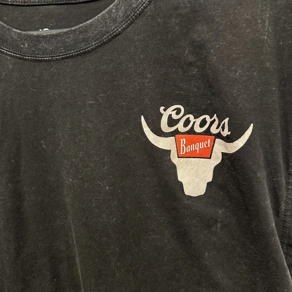 Coors Banquet Black Sleeveless Muscle Tank - Picture 2 of 5